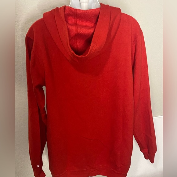 Vintage NHL Chicago Blackhawk Pullover Hoodie Printed Spell Out Big Logo NHL - Picture 3 of 4